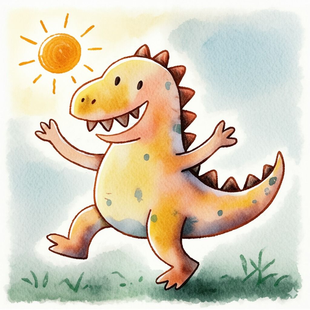 AI transformed dinosaur artwork