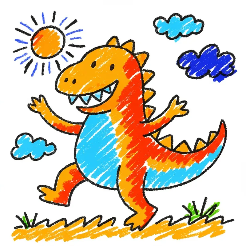 Crayon style
