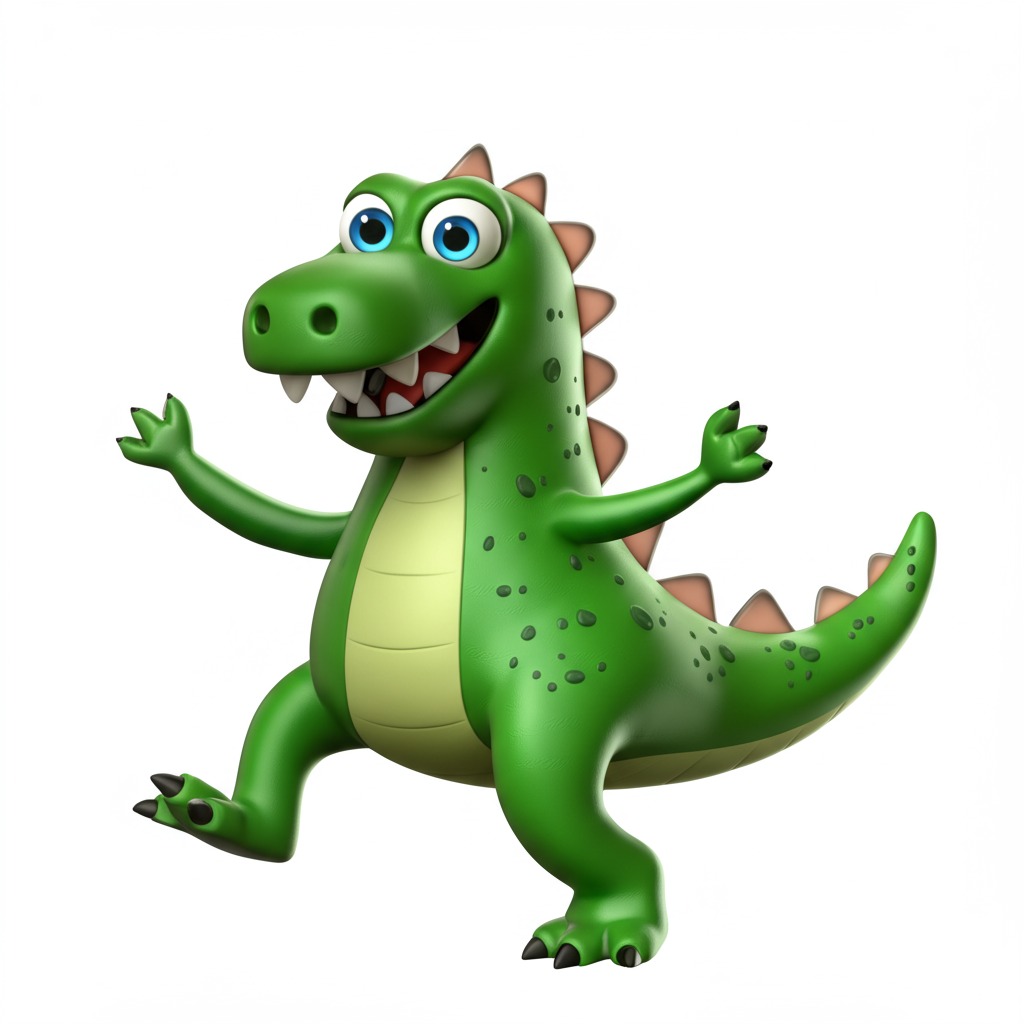 AI transformed dinosaur artwork