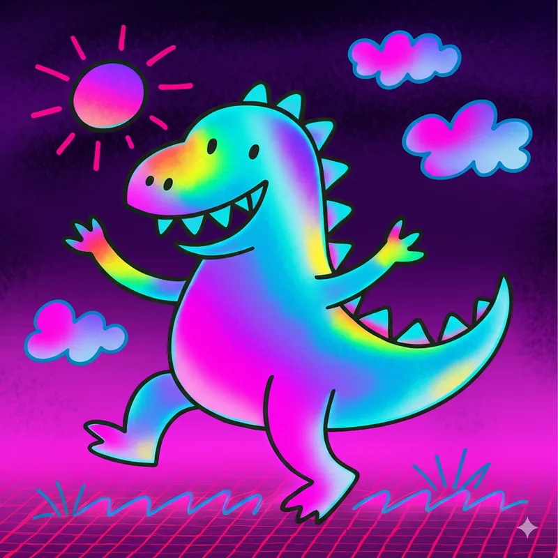 Vaporwave style